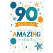 Picture of HAPPY 90TH BIRTHDAY CARD